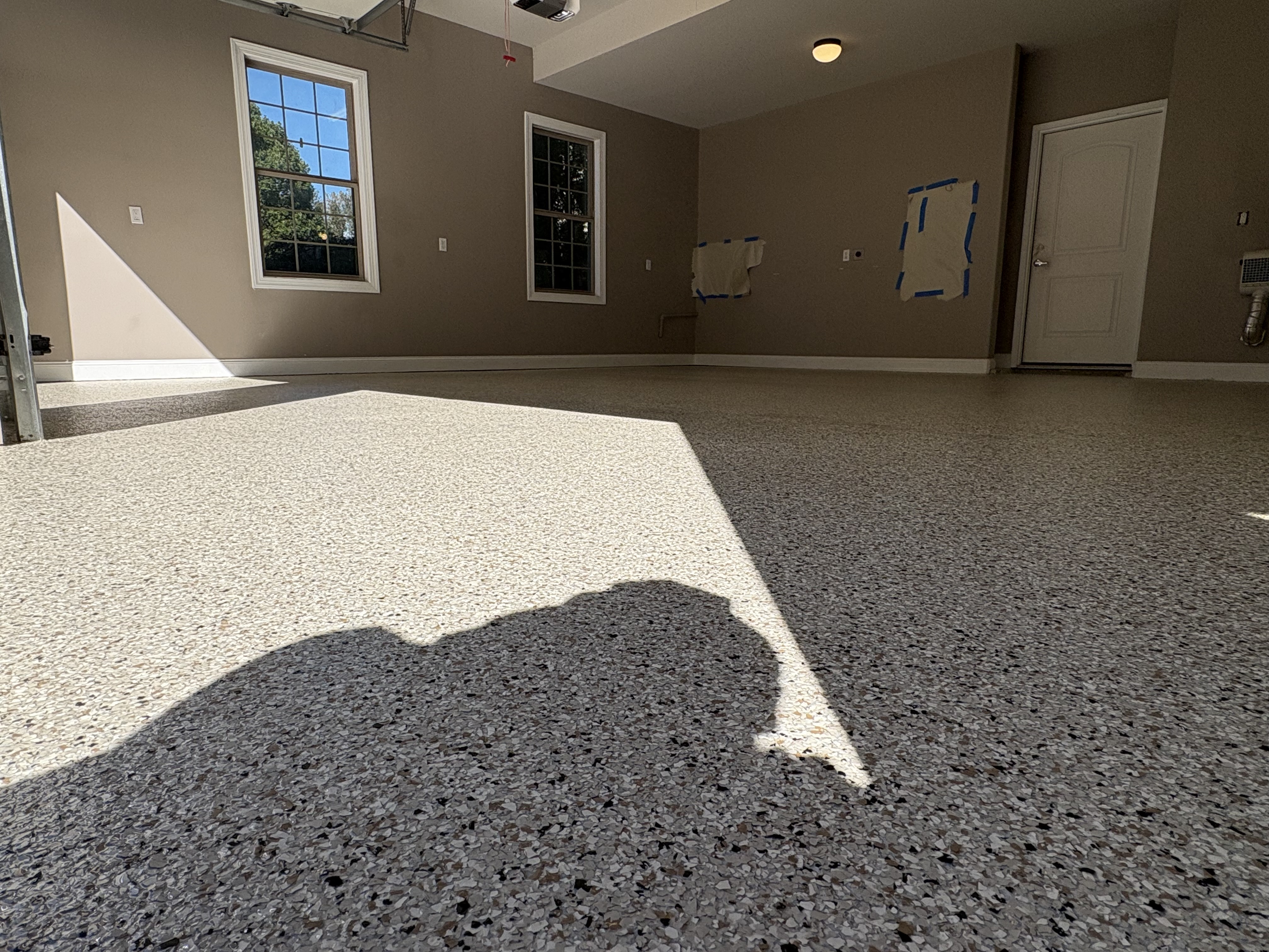 Epoxy floor coating installed by Rocket City Epoxy