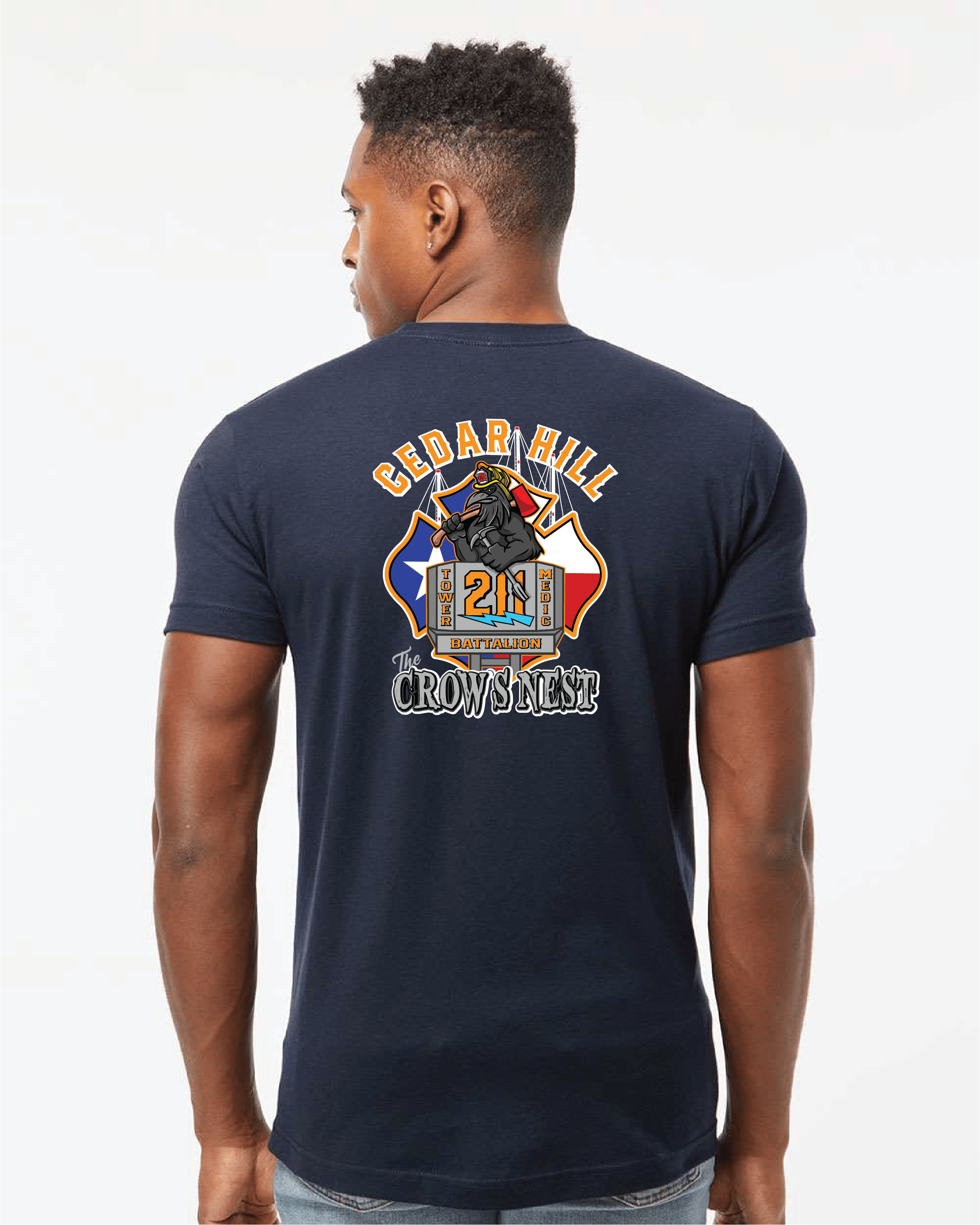 Cedar Hill Fire Department 'The Crow's Nest' Tower Medic Battalion 211 Short Sleeve Shirt (On Duty)