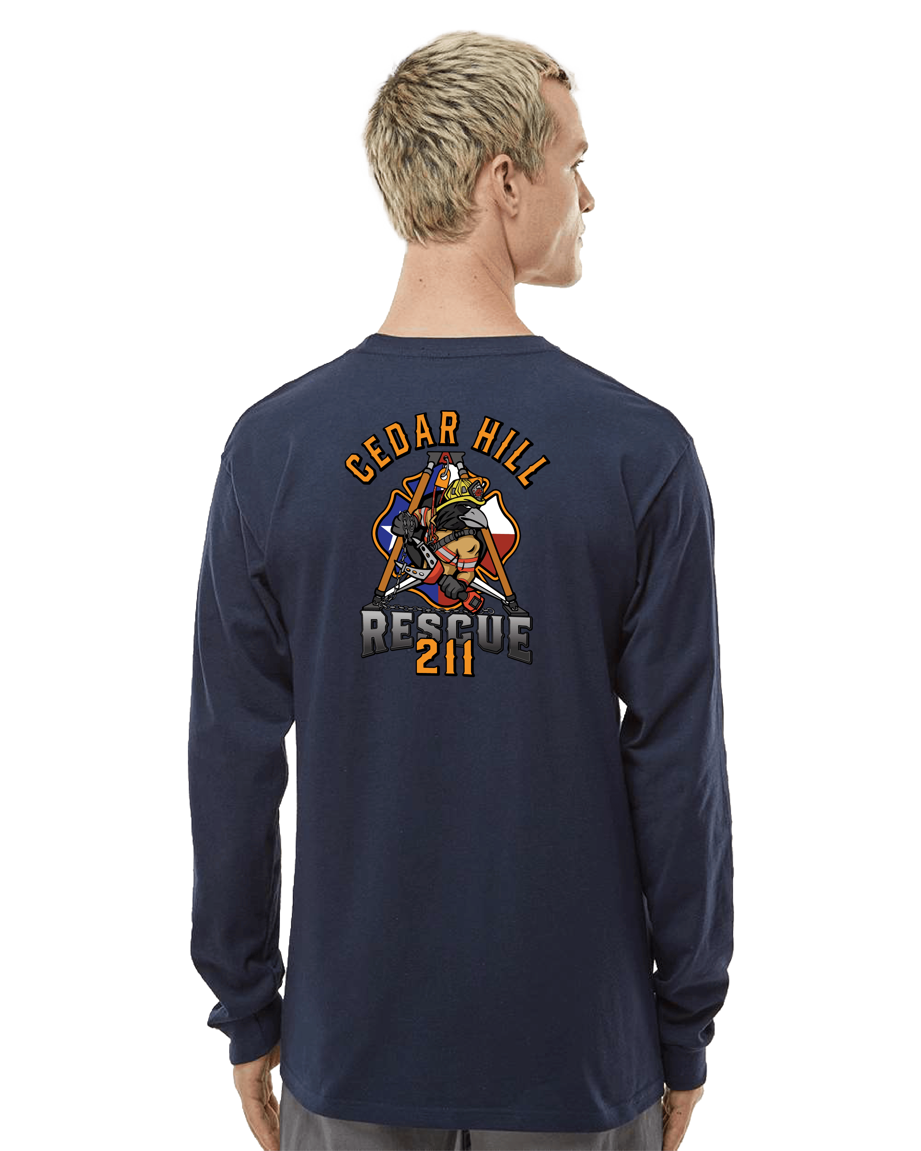 Cedar Hill Fire Department 'The Crow's Nest' Rescue 211 Long-Sleeve Shirt