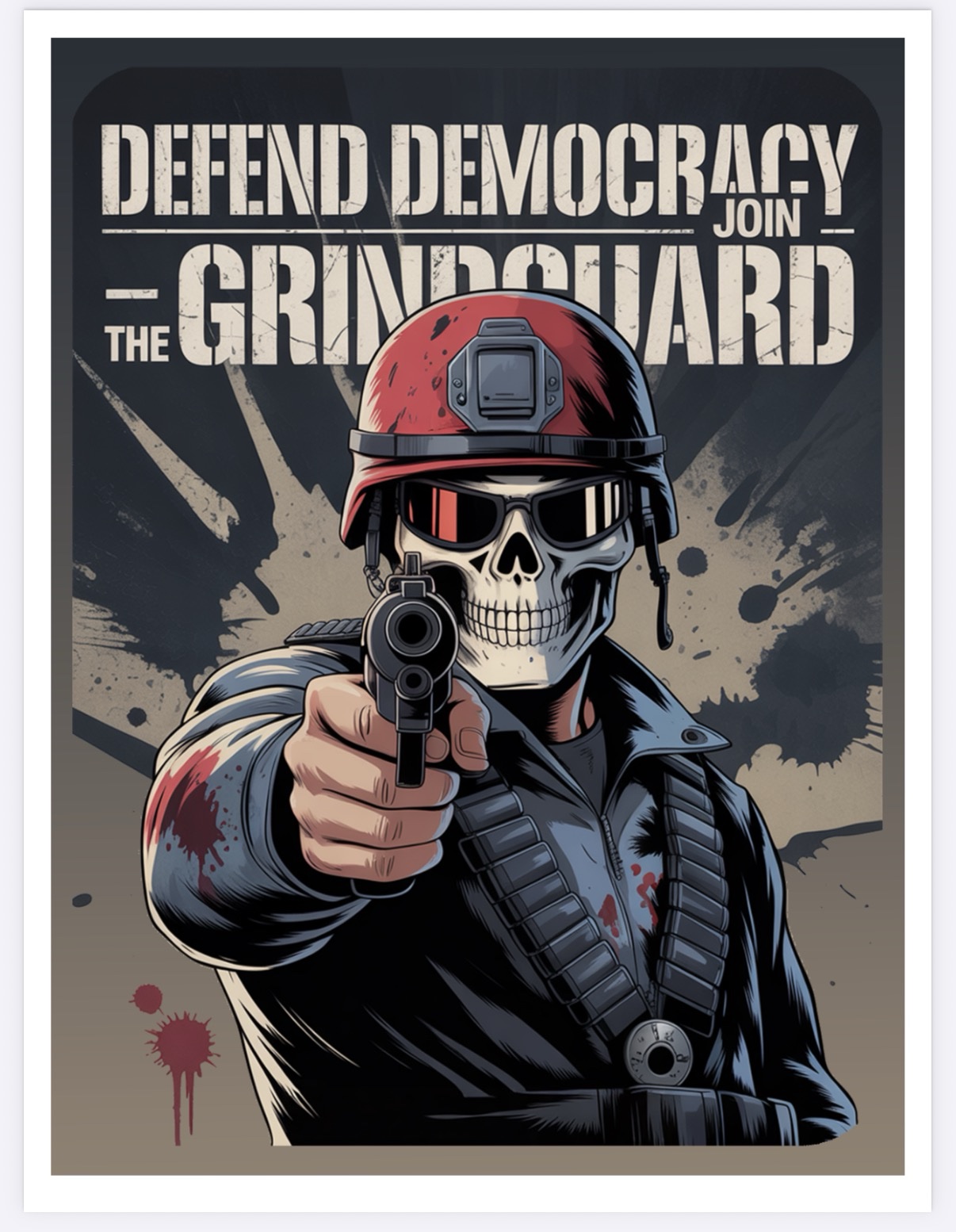 Democracy! Sticker