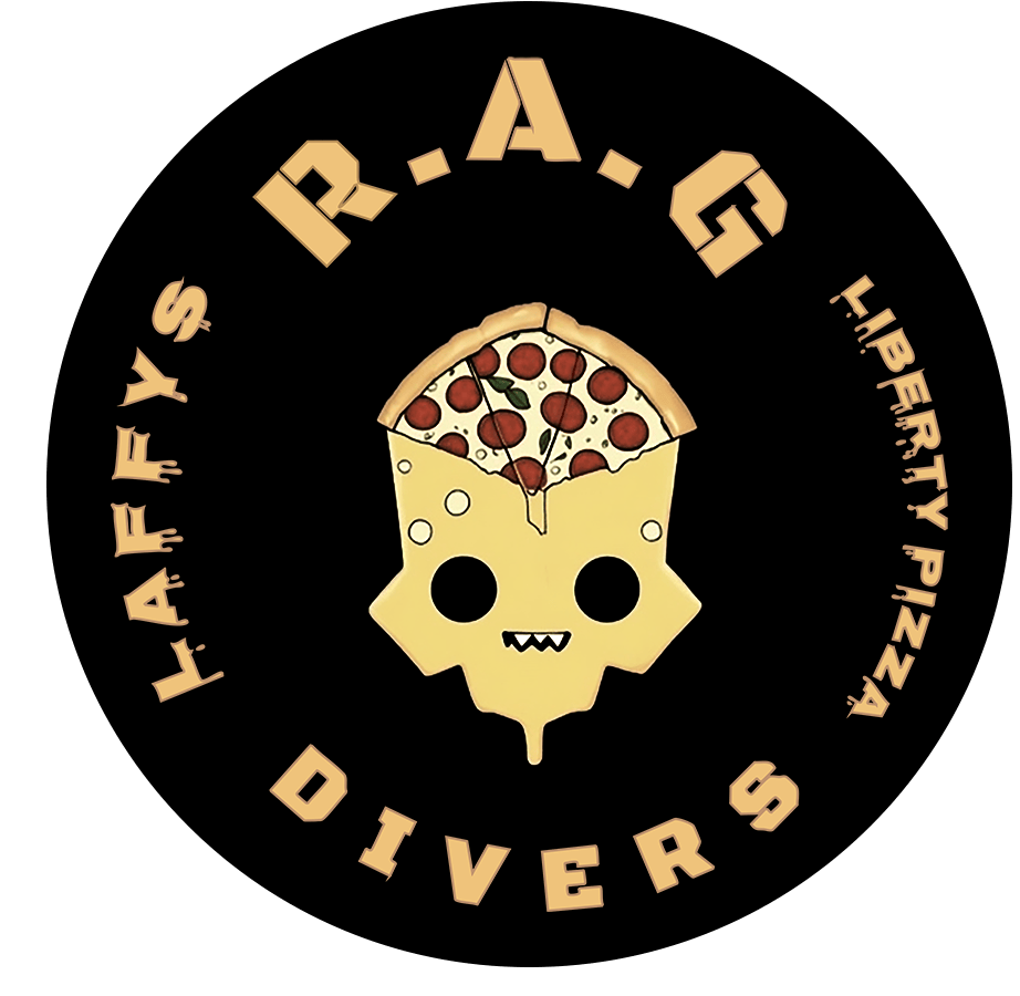 R.A.G. Divers “Special Delivery” Sticker – Liberty, Honor, and Pizza