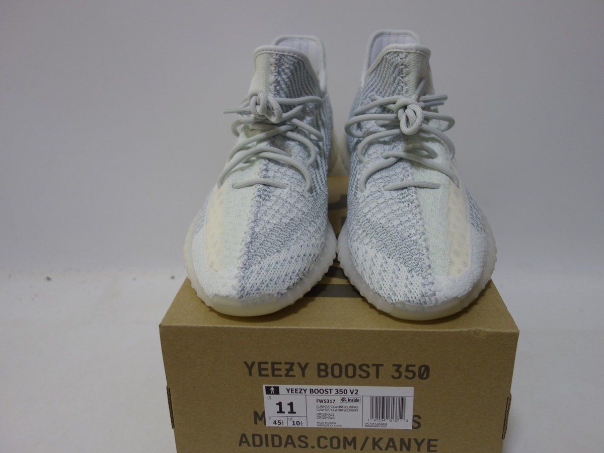 cloud white yeezy 350 reflective