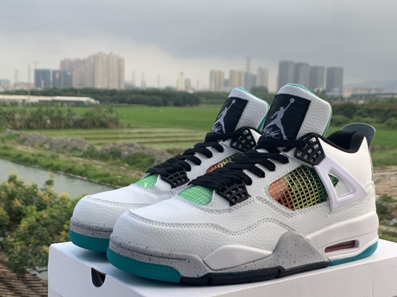 Jordan 4 Retro «Lucid Green Rasta» – Rocket Sneakers Store