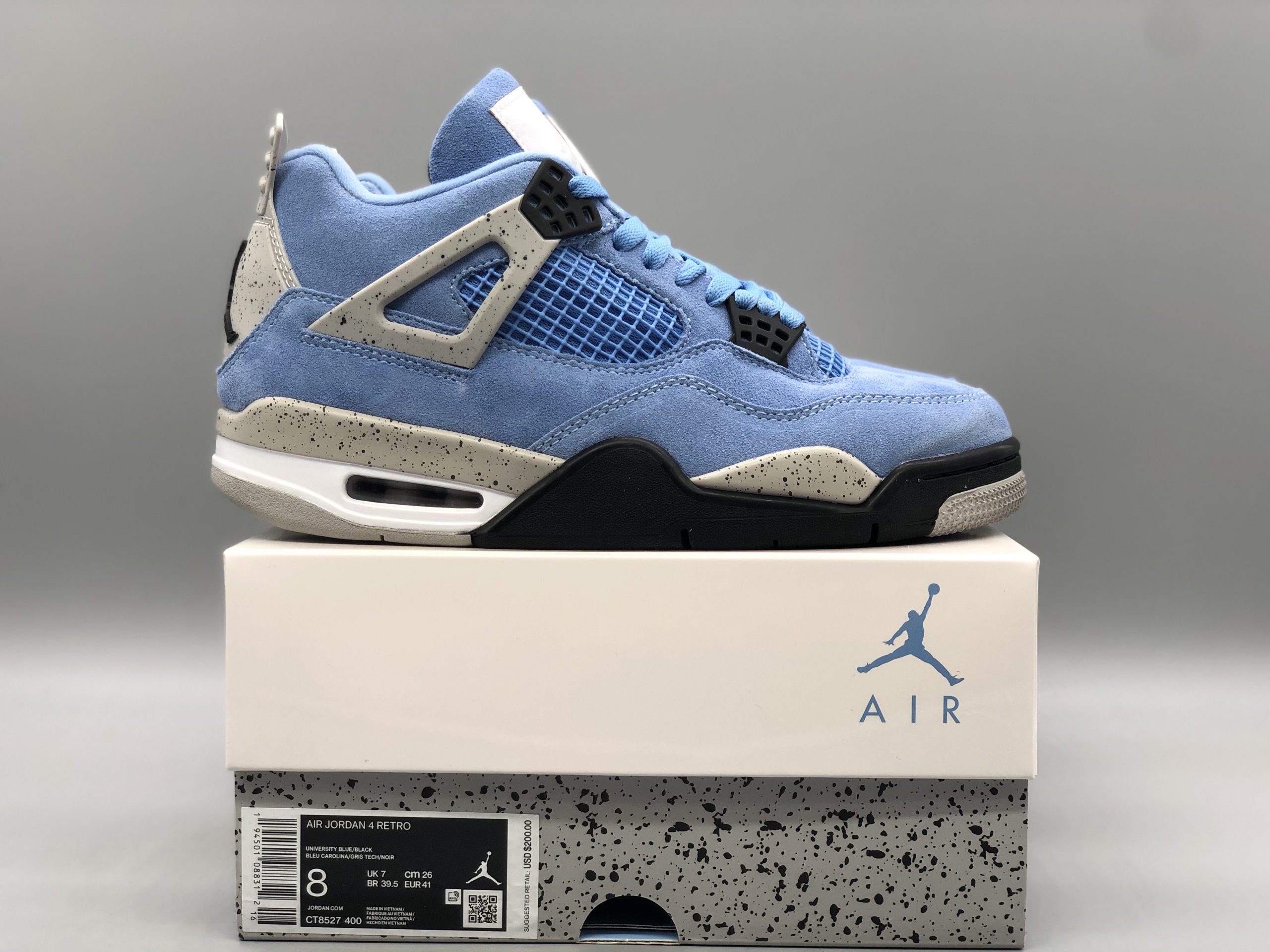 Jordan 4 Retro «University Blue» – Rocket Sneakers Store