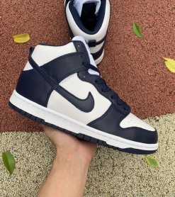 Alternative view of Nike Dunk High "Championship Navy"