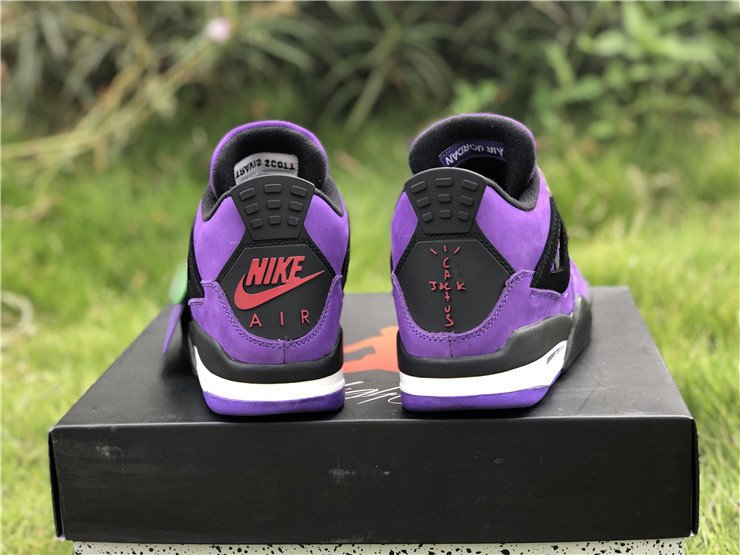Jordan 4 Retro Travis Scott “Purple” – Rocket Sneakers Store