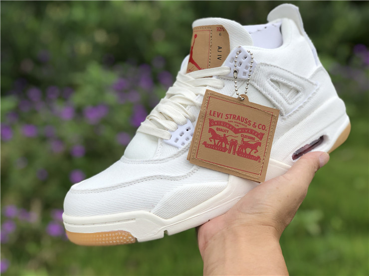 Jordan 4 Retro “Levi's White” – Rocket Sneakers Store