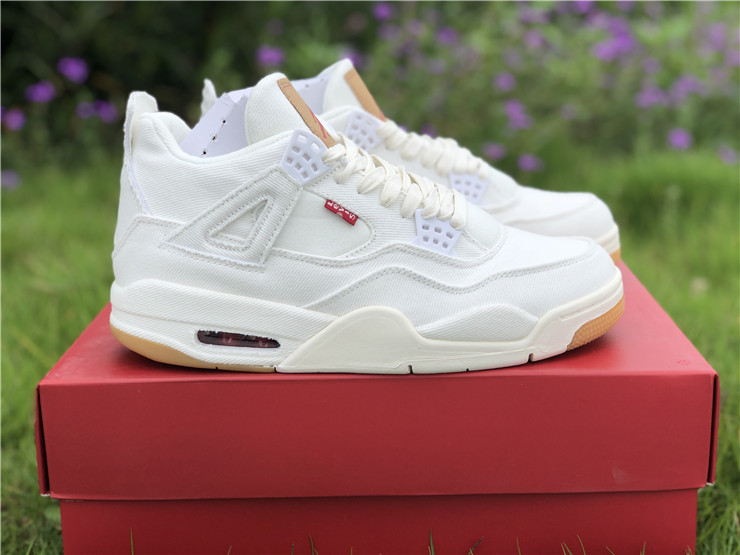 Jordan 4 Retro “Levi's White” – Rocket Sneakers Store