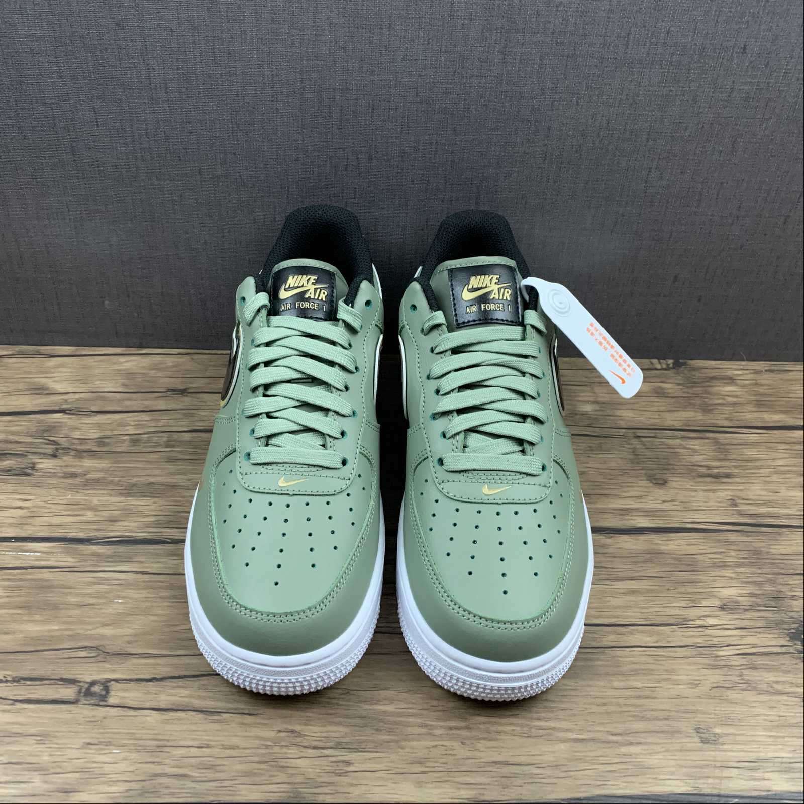 nike air force 1 low 07 lv8 double swoosh olive gold black