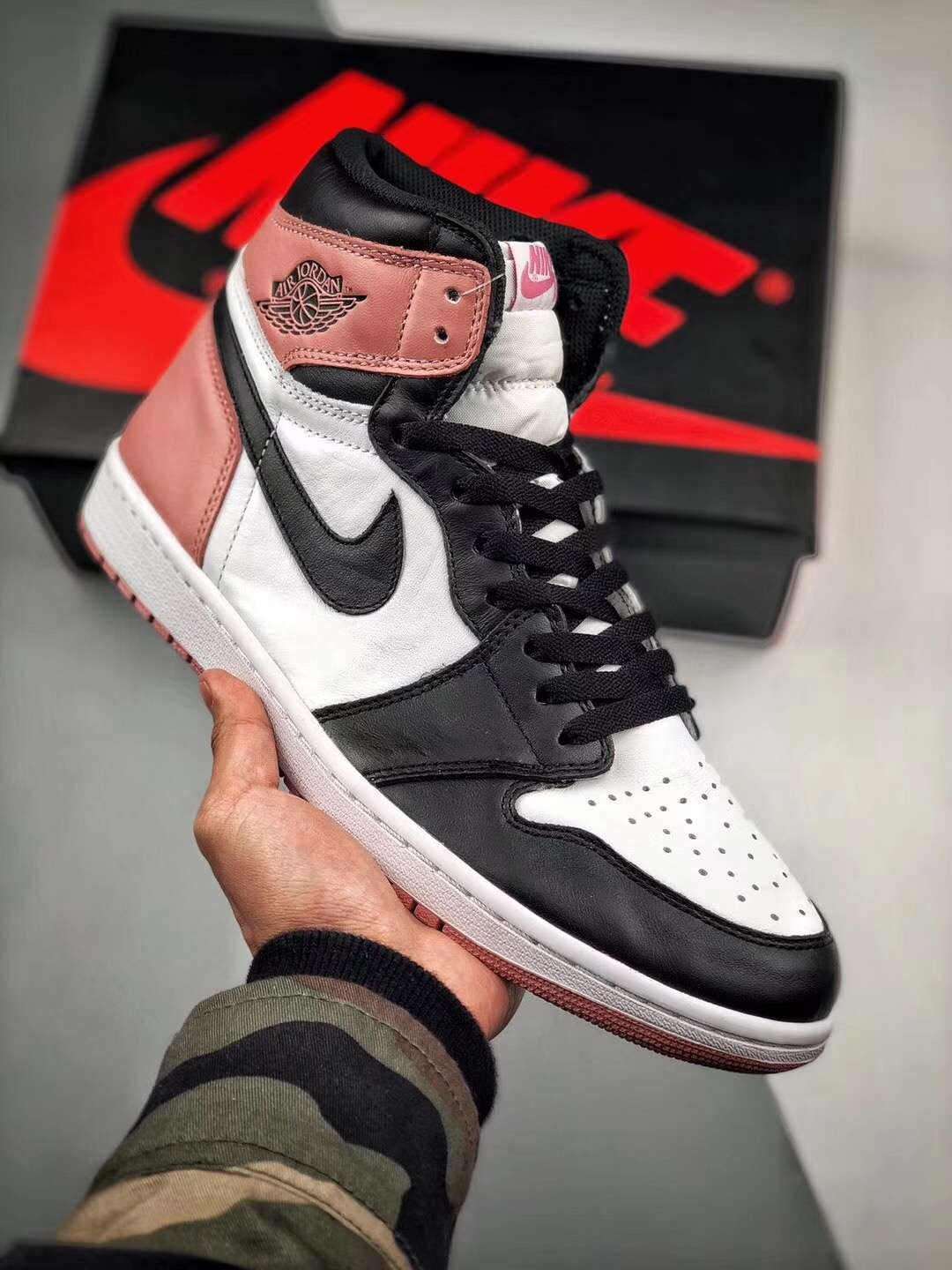 Jordan 1 Retro High “Rust Pink” – Rocket Sneakers Store