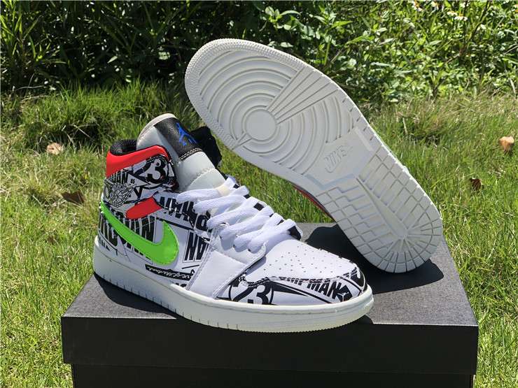 jordan 1 mid all over logos