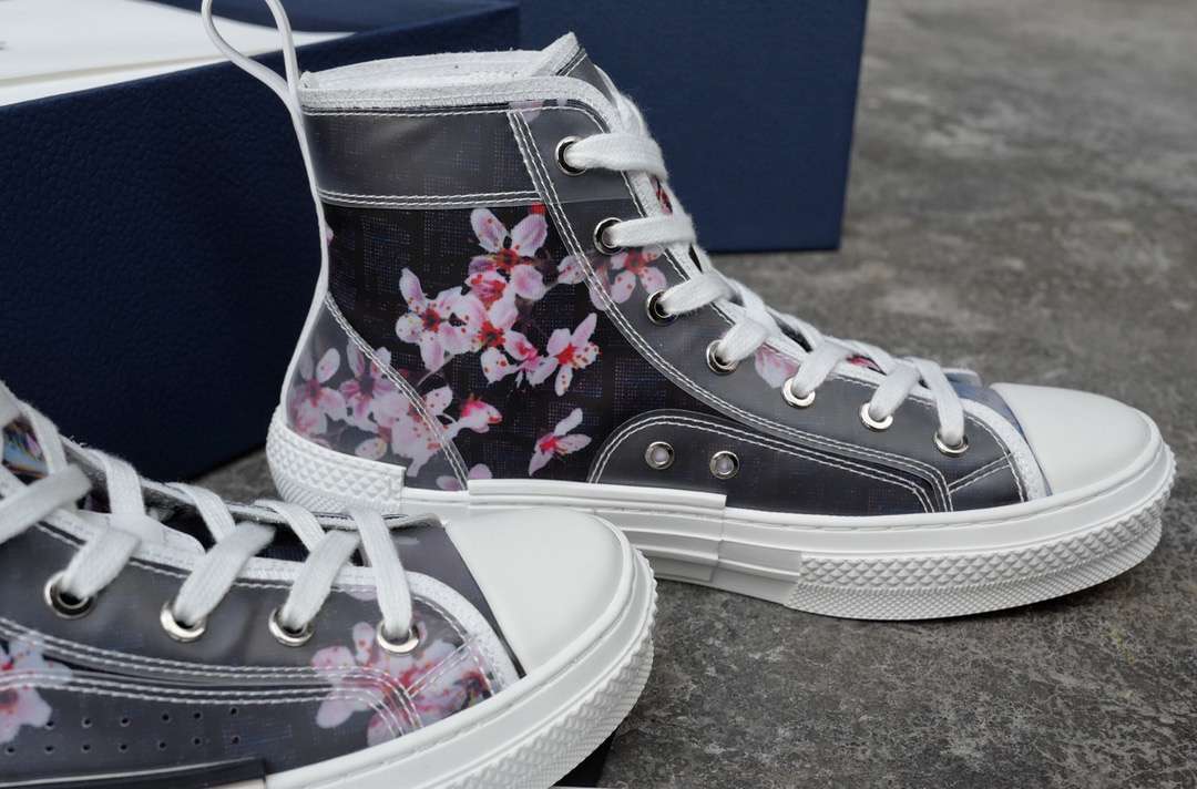 dior b23 high canvas sorayama dinosaur navy