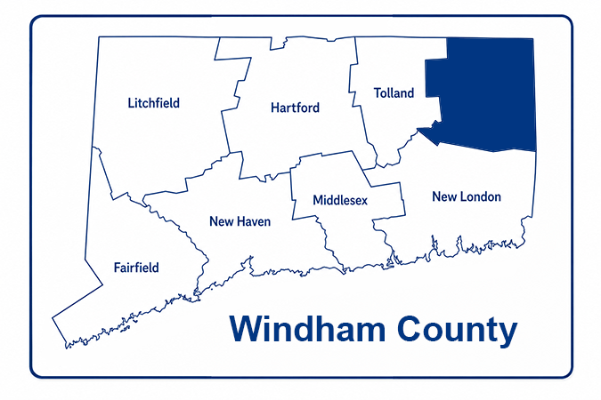 Mental Health Treatment Org Windham Map.