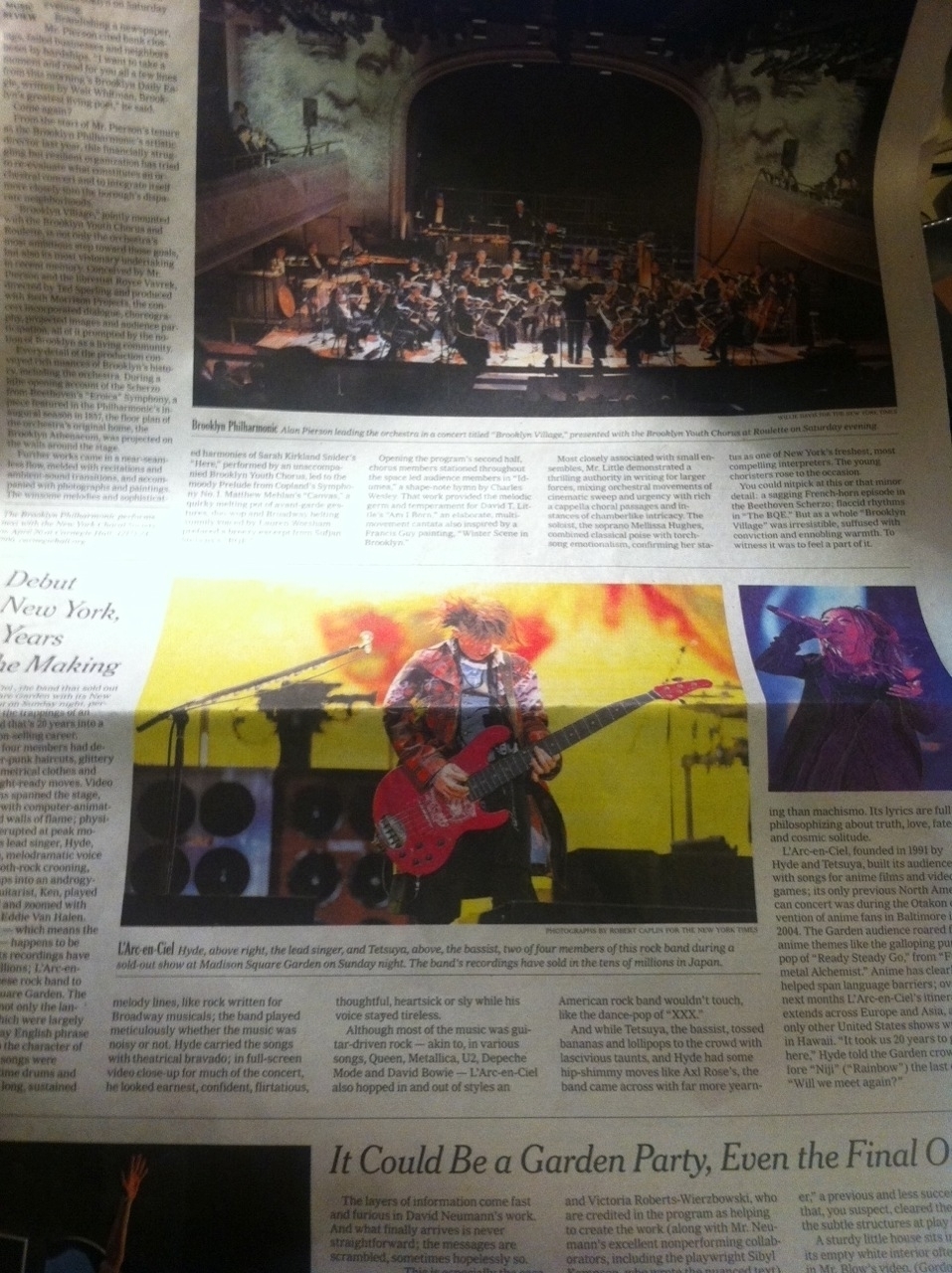 LArc-en-CielのMSGライブがNY TIMES でも大きくレビュー (20120328) 中村明美の「ニューヨーク通信」  ｜音楽情報サイトrockinon.com(ロッキング・オン ドットコム)