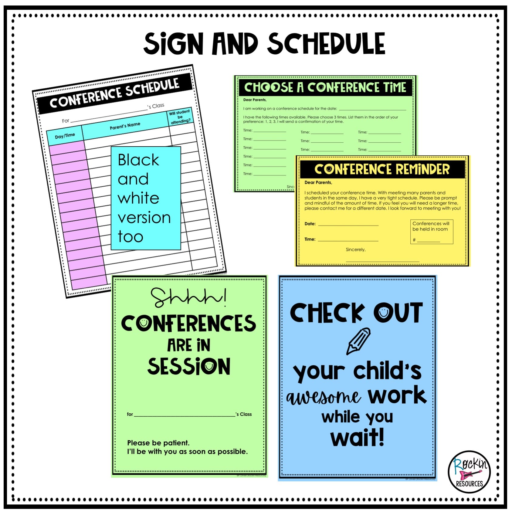 Conference Sign - Rockin Resources