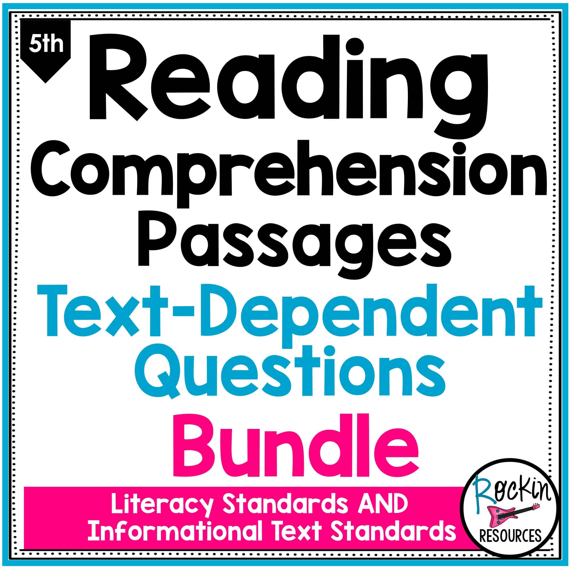 5th grade reading comprehension - Rockin Resources