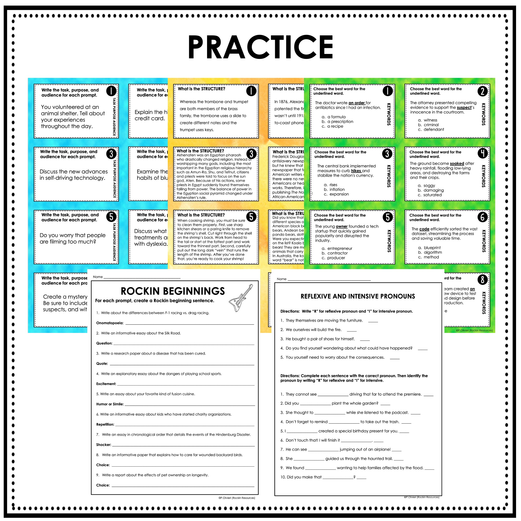 7th Grade Printable Informative Writing Unit - Image 9