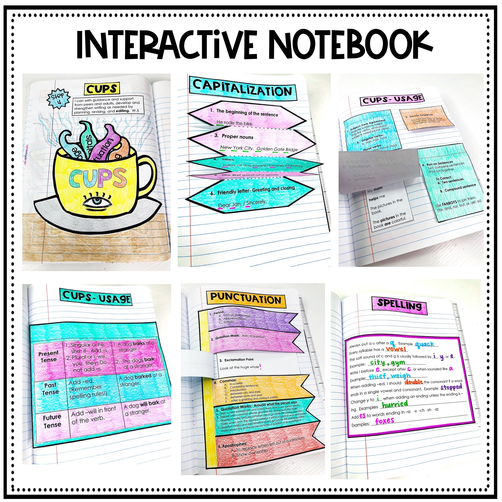 CUPS Editing and Proofreading for Capitalization Usage Punctuation ...