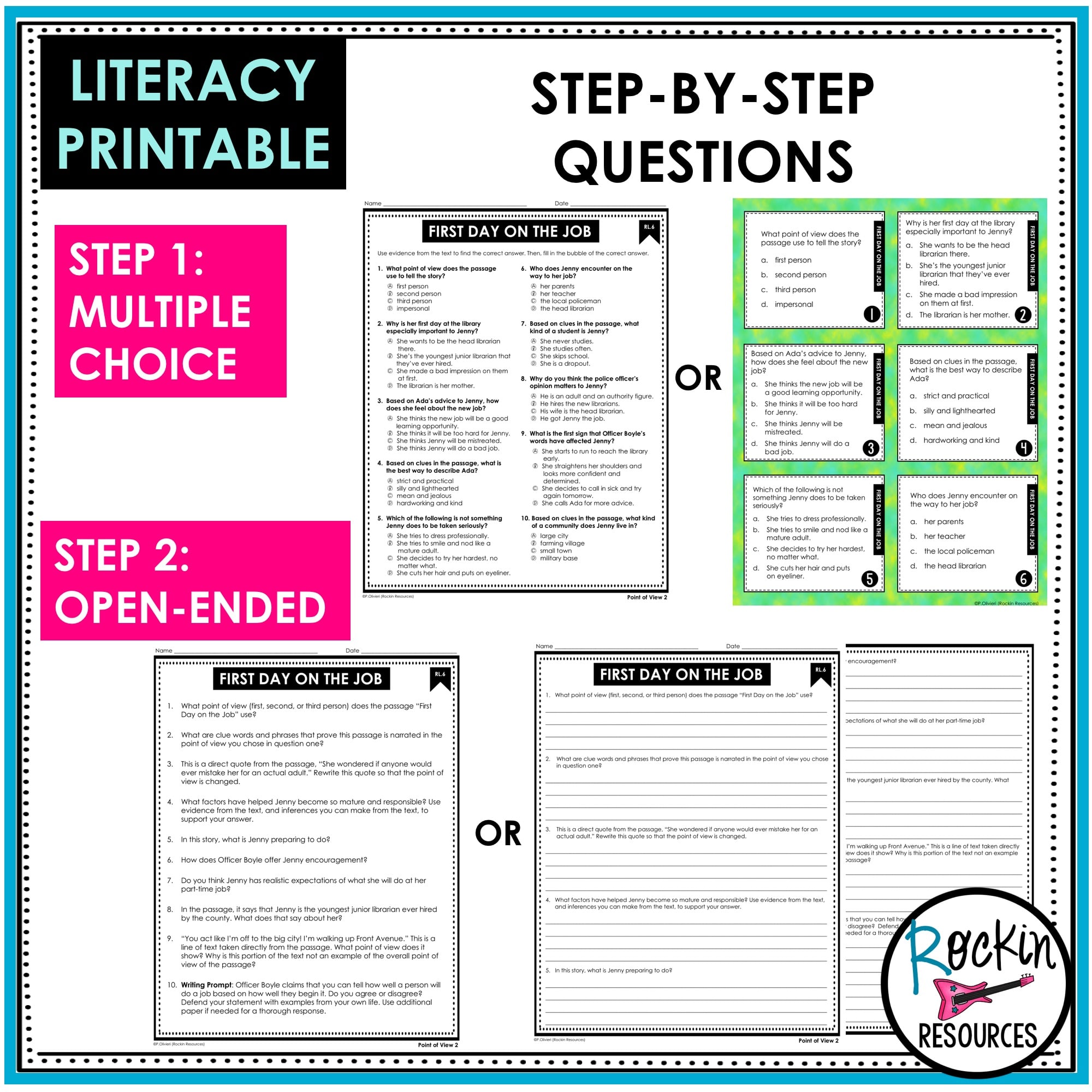 4th Grade Reading Comprehension Passages Bundle | GOOGLE - Image 5