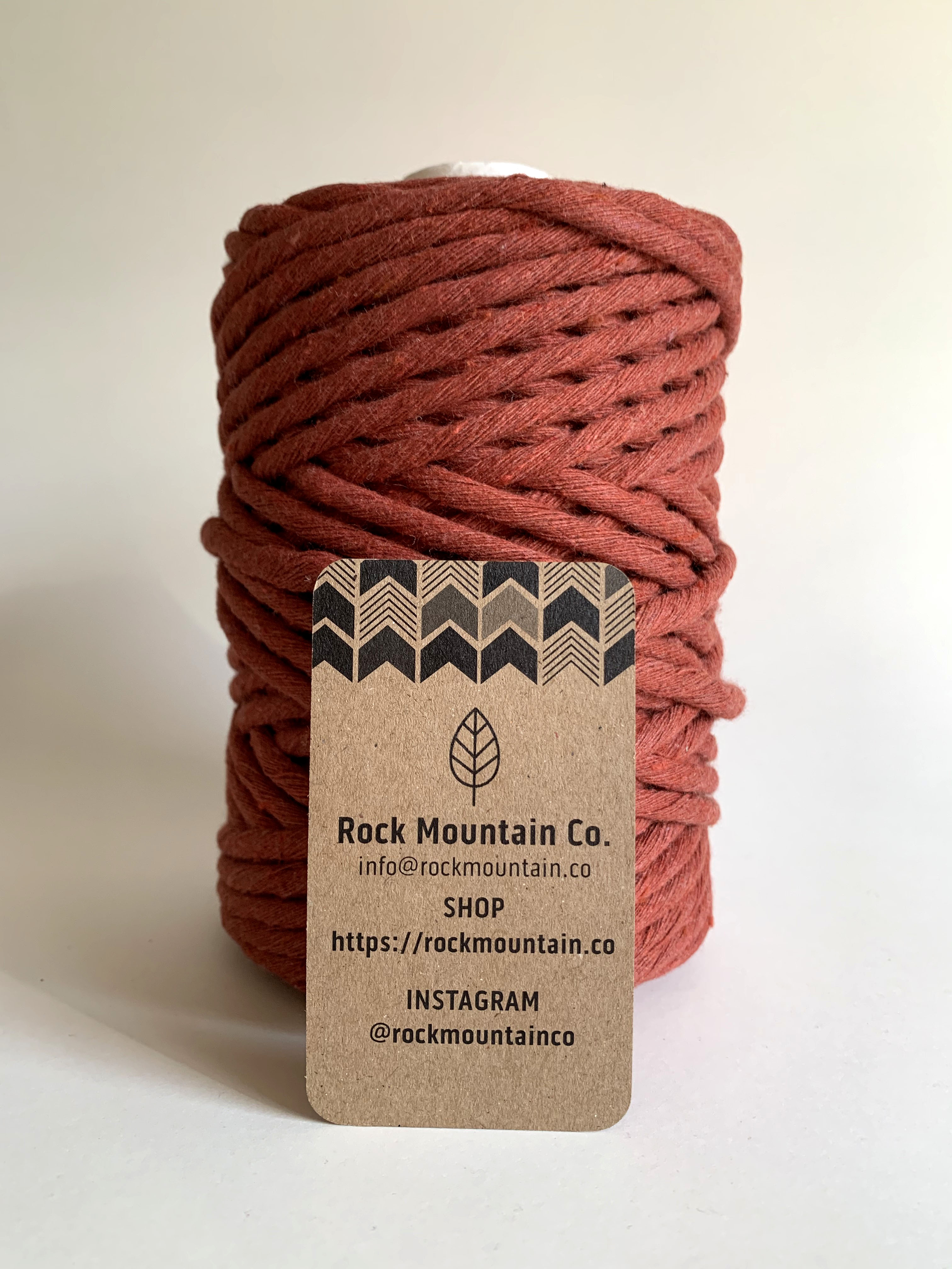 6mm Single Strand - Burnt Orange