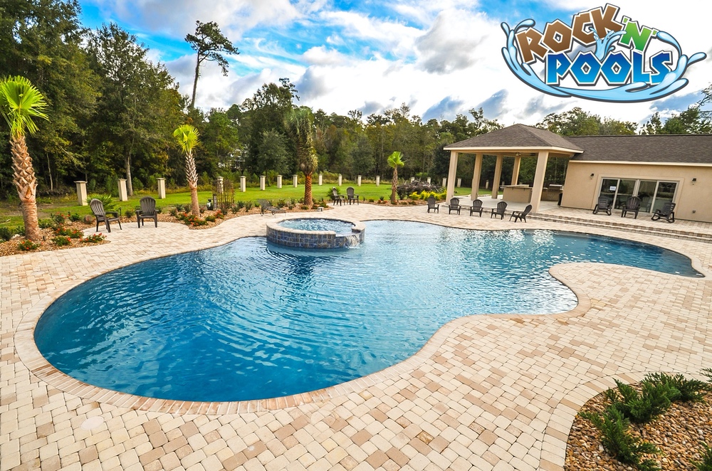 Rock'N'Pools Rue Acadian Pool Banner