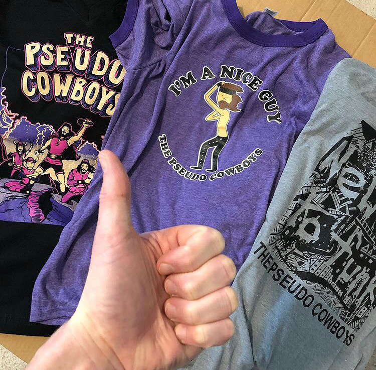 Pseudo Cowboys t-shirt (middle)