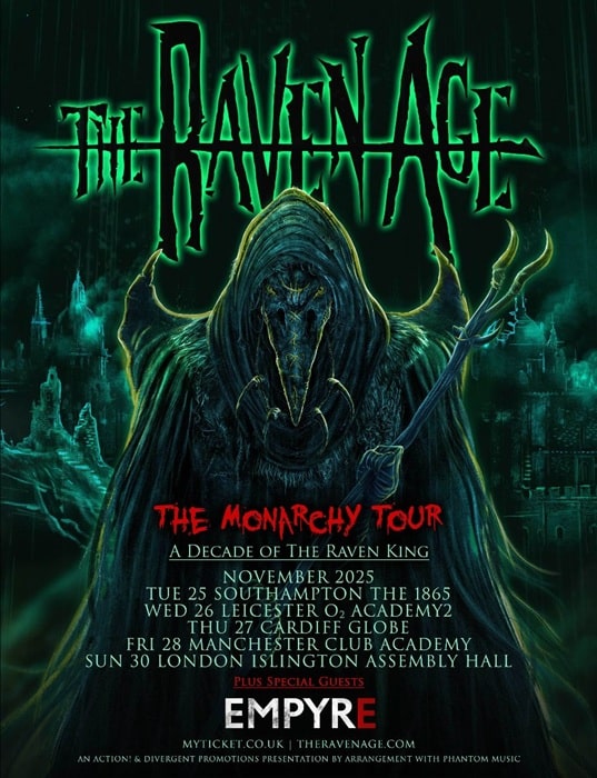 The Raven Age Release New Single & Announce UK Headline Tour