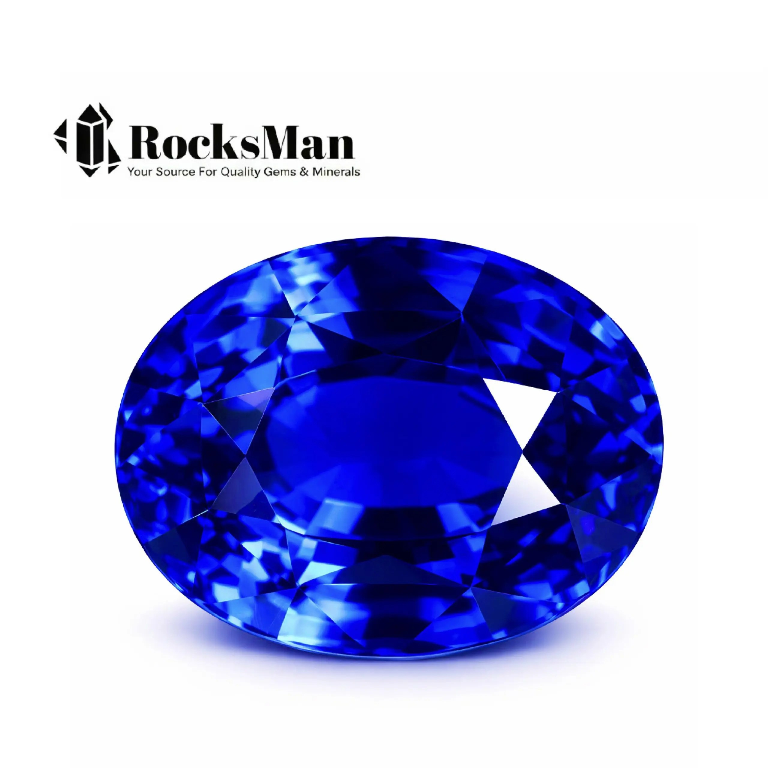 6.5 ct royal blue sapphire oval cut Sri Lanka GRS certified
