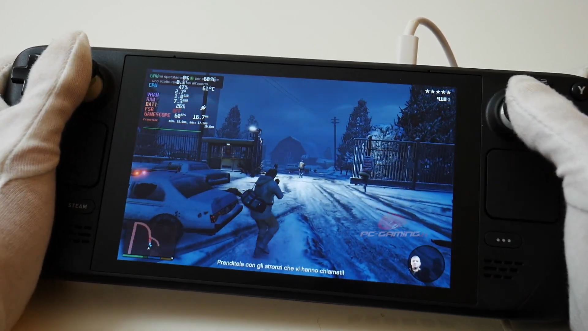 GTA V Steam Deck Gameplay Revealed Running At 60FPS Steam Deck 