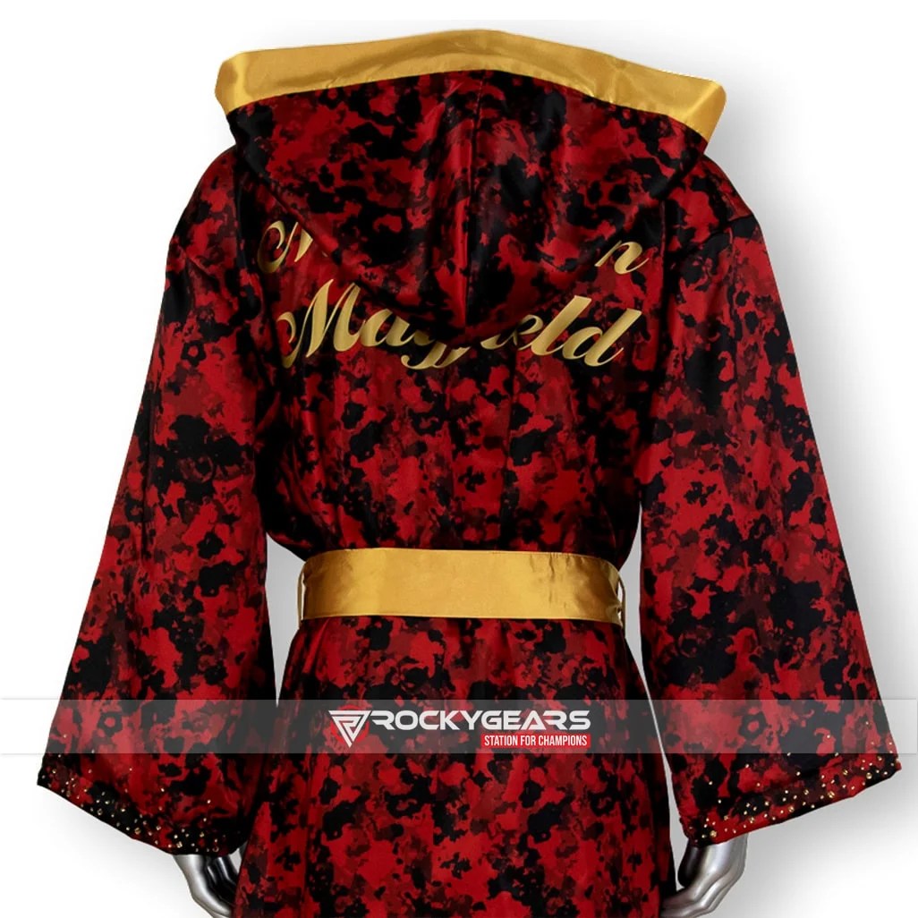 Black Red Boxing Robe