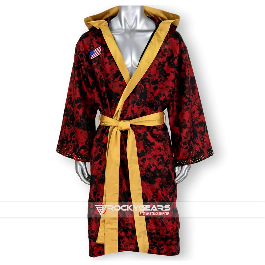 Black Red Boxing Robe