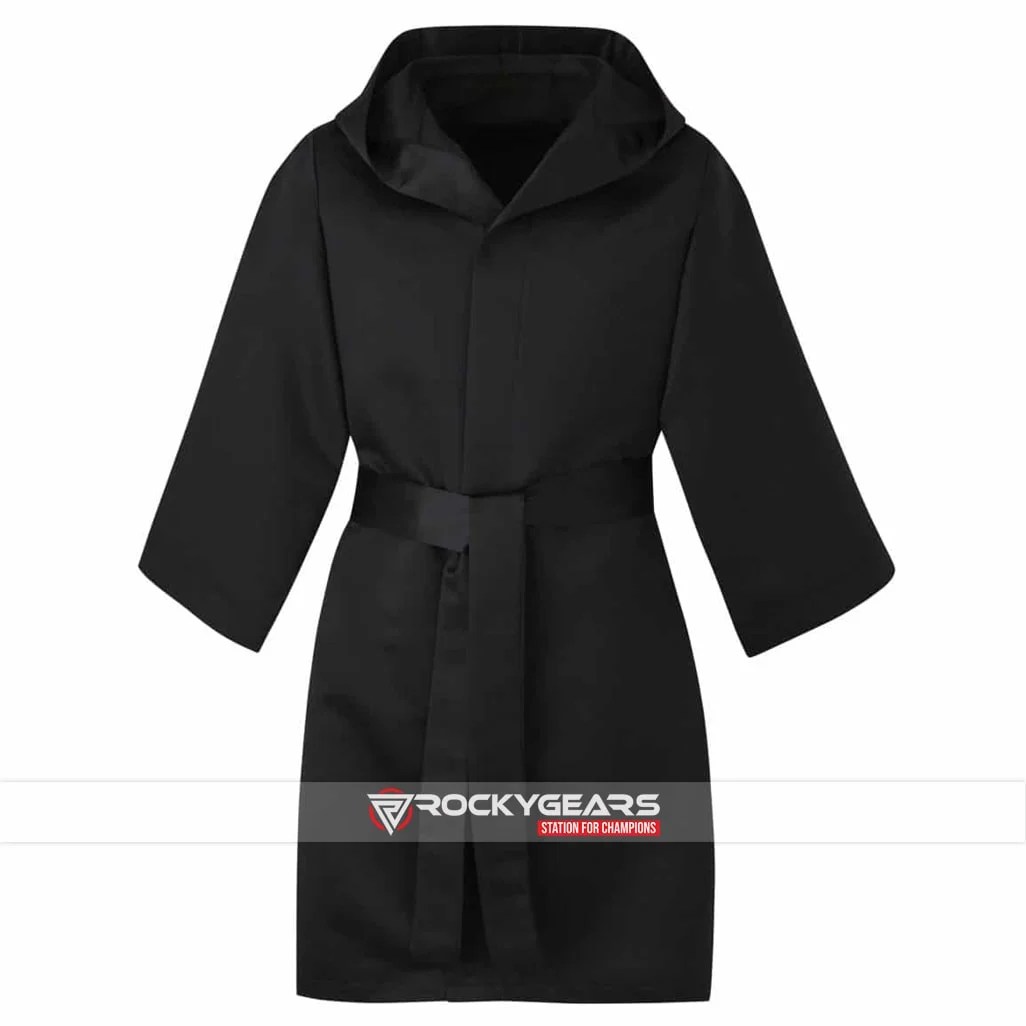 Custom Black Boxing Robe