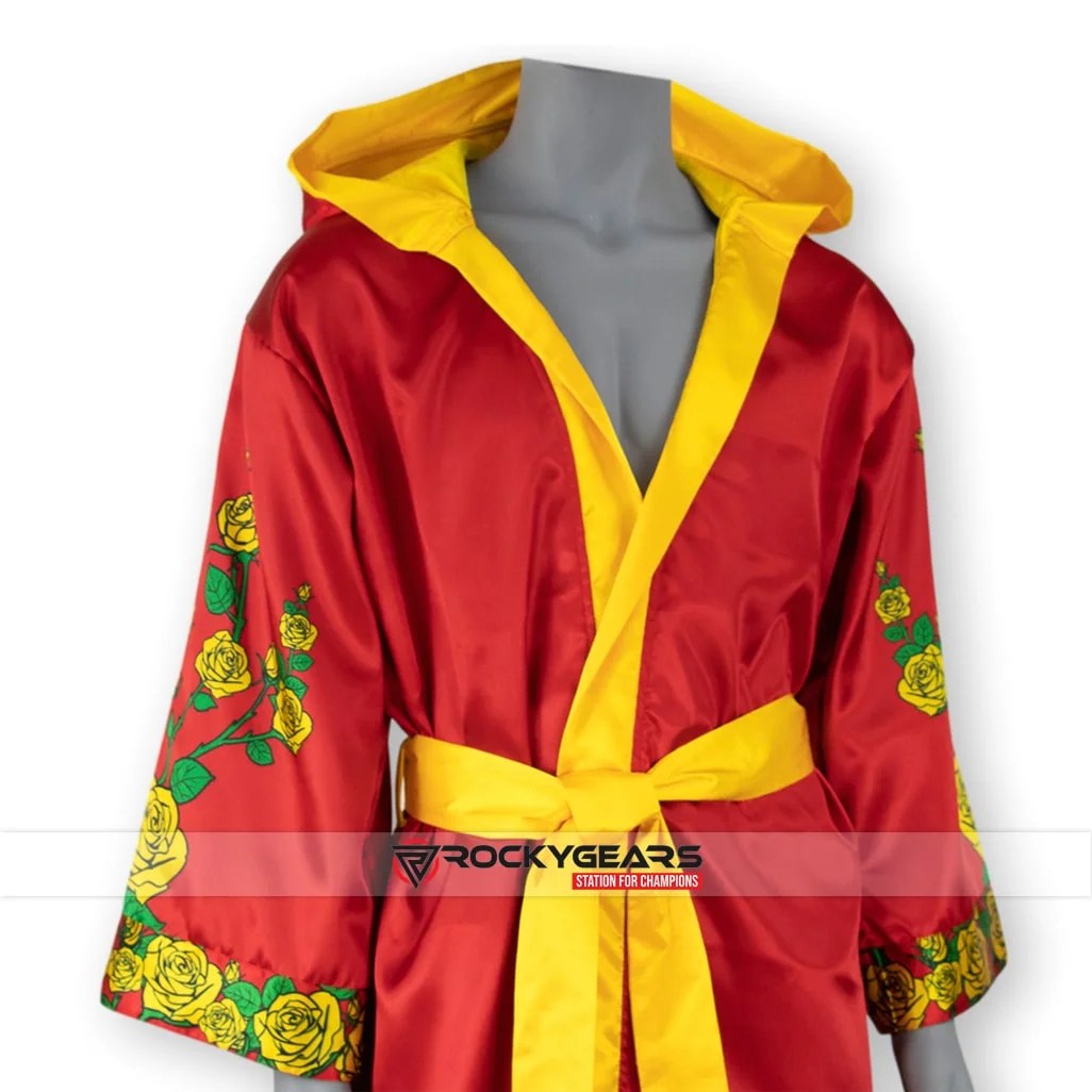 Red Yellow Boxing Robe