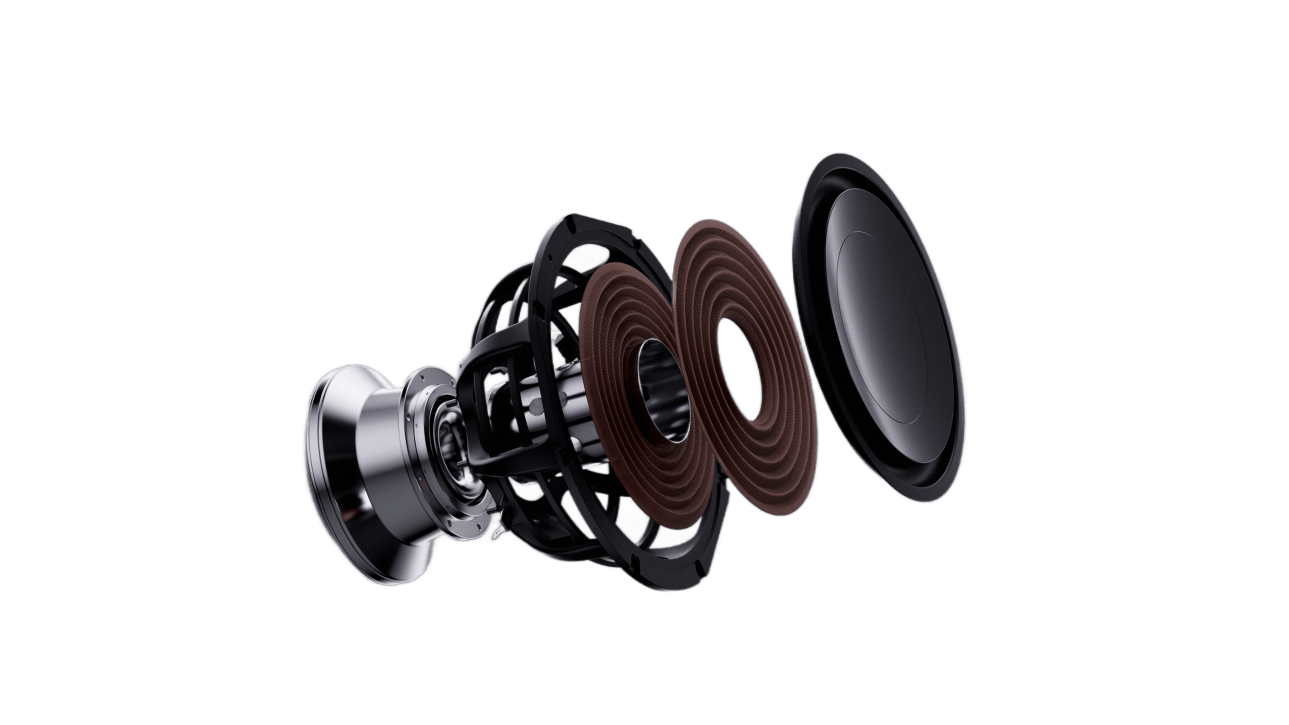 Exploded view of Linn 360 Pistonik drive unit construction