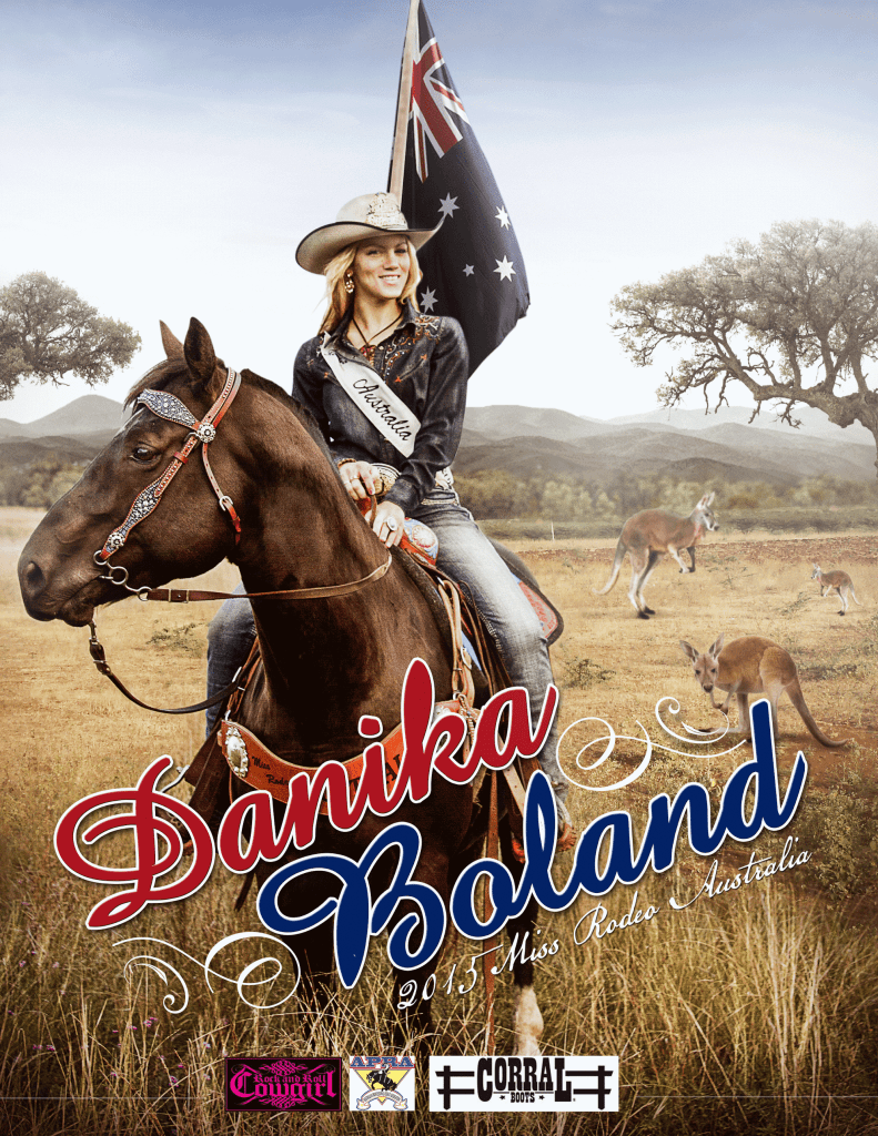 Australian Rodeo Autograph sheet design