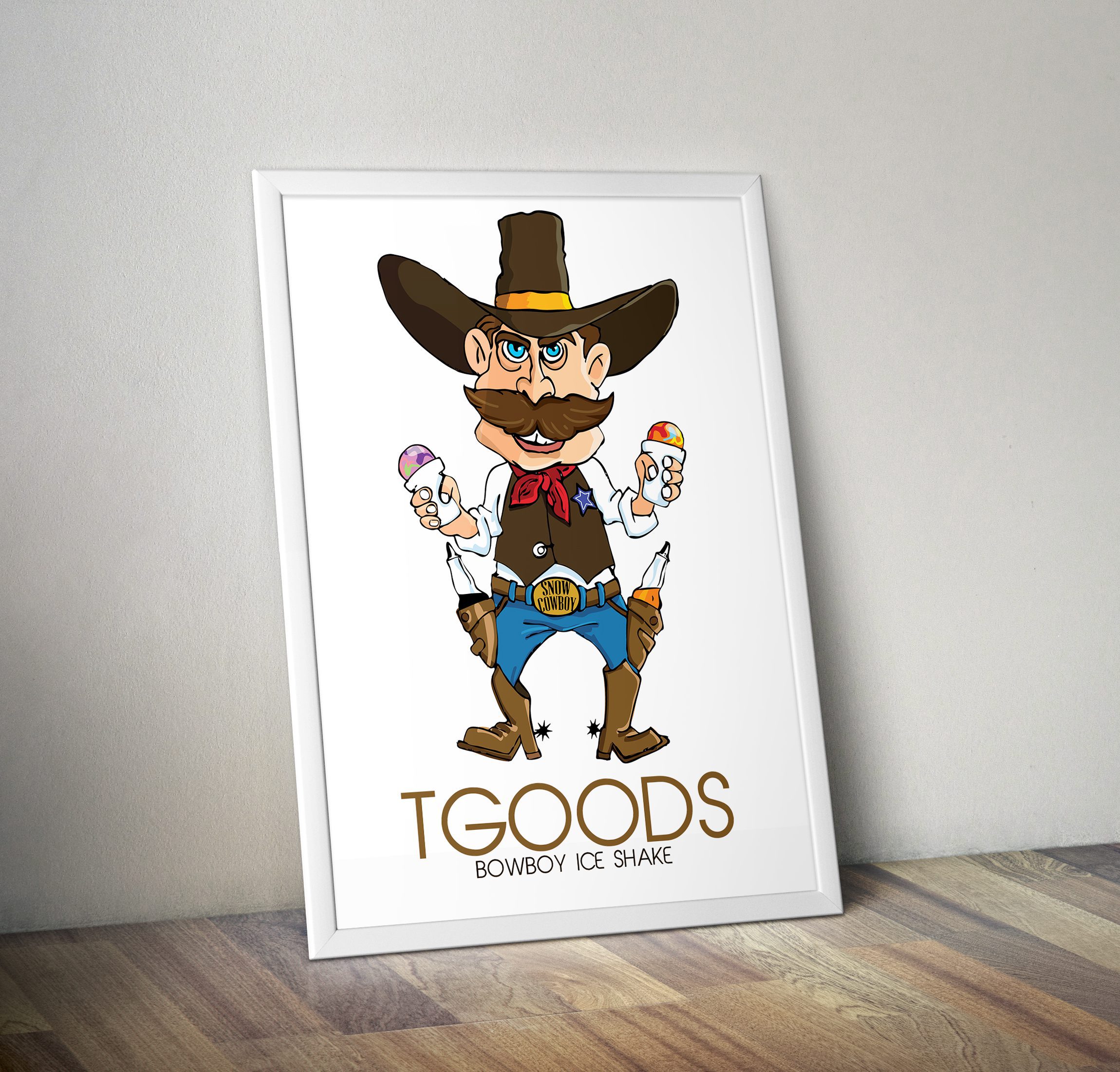 T-Goods Ice-cream Poster