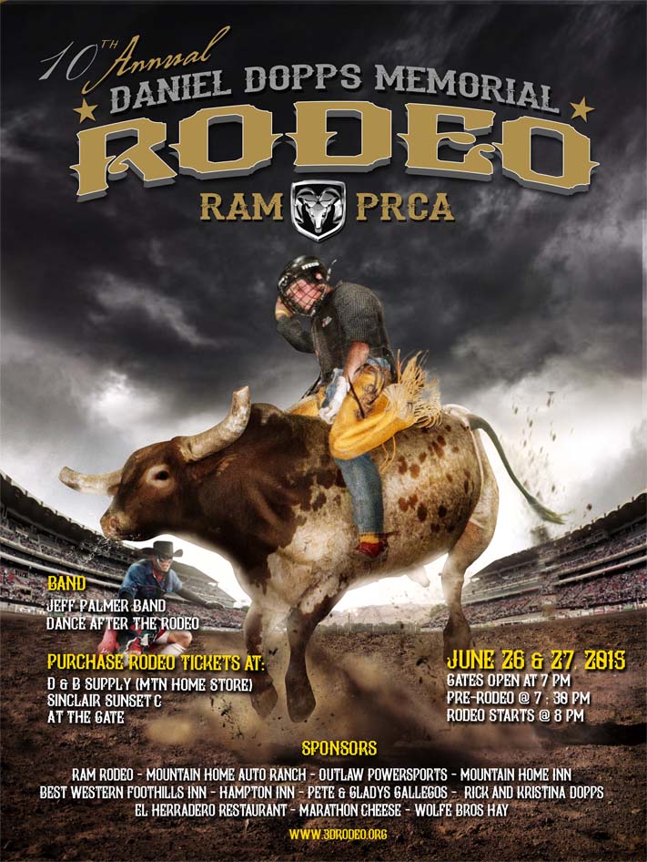 Daniel Dopps Rodeo Poster Design