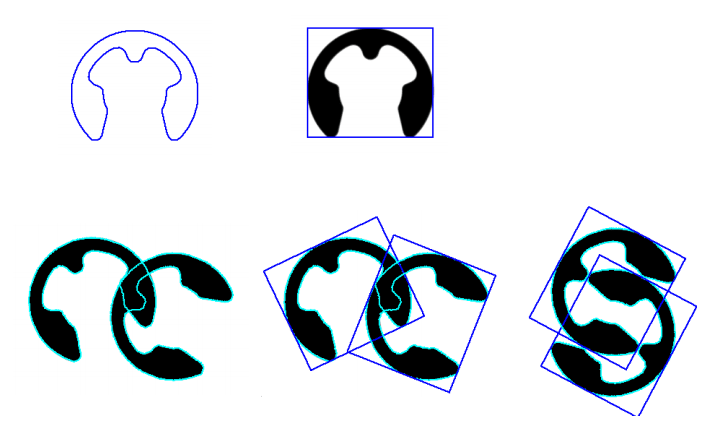 Pattern matching machine vision application for part recognition and positioning in industrial automation
