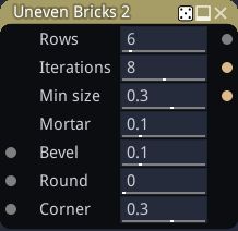 Uneven Bricks 3 Node Material Maker Documentation - Premium Abstract Picture Gallery - Mobile