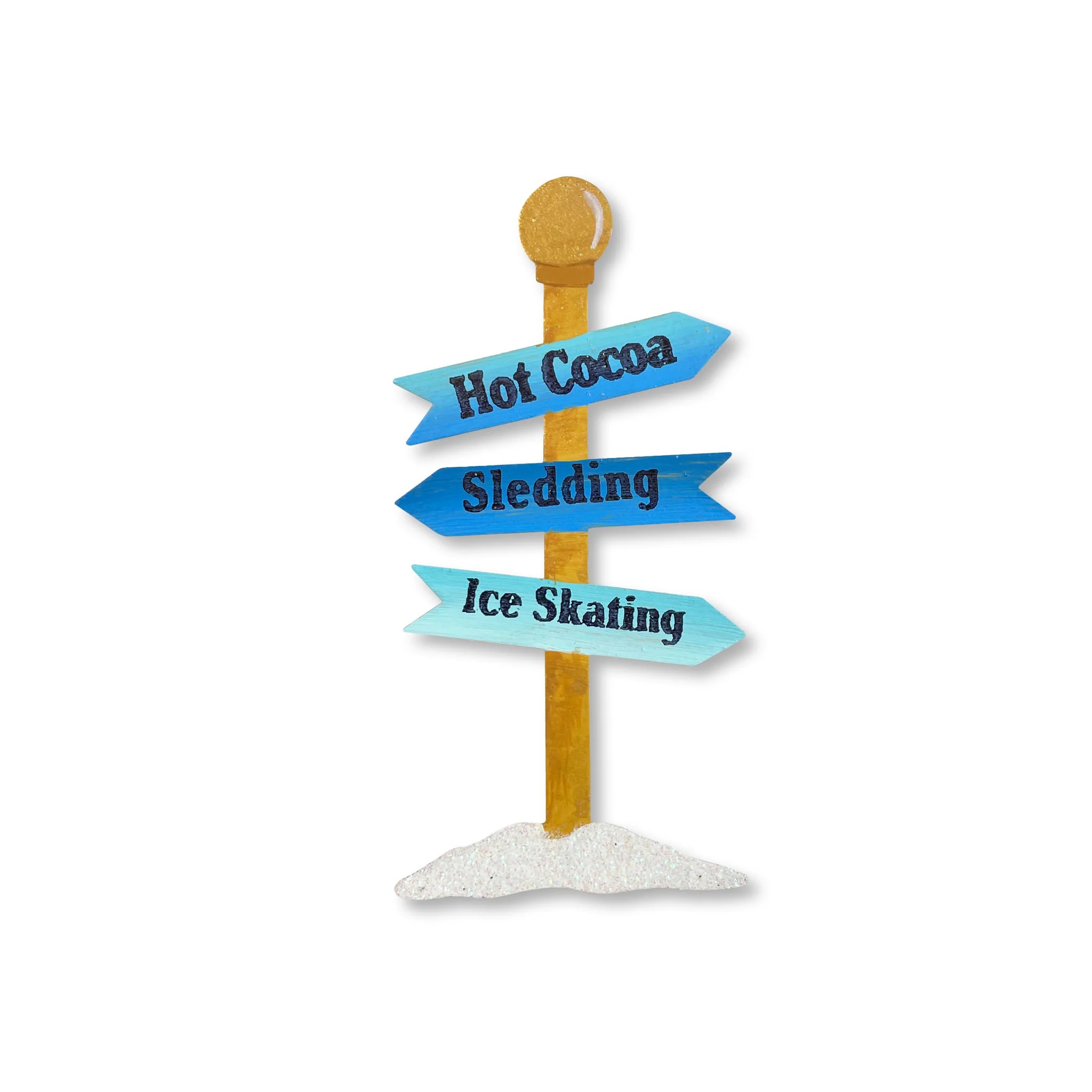 Winter Signpost Magnet Roeda