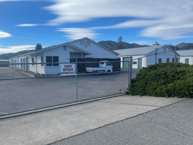Front Entrance of Foothill Self Storage in Grants Pass, Oregon.