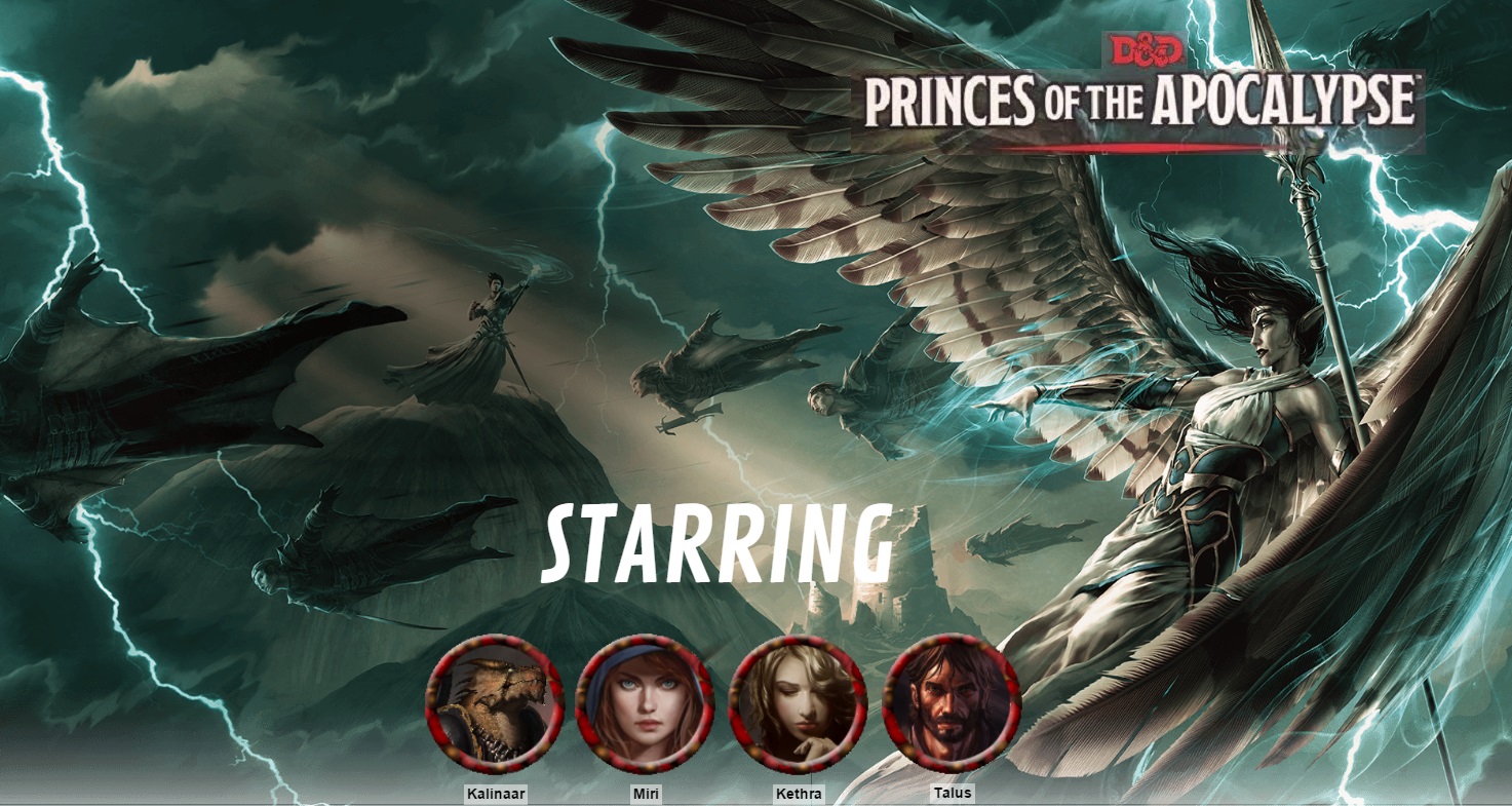 D&D 5E “Princes of the Apocalypse” Session 49 Recap – RogueWatson