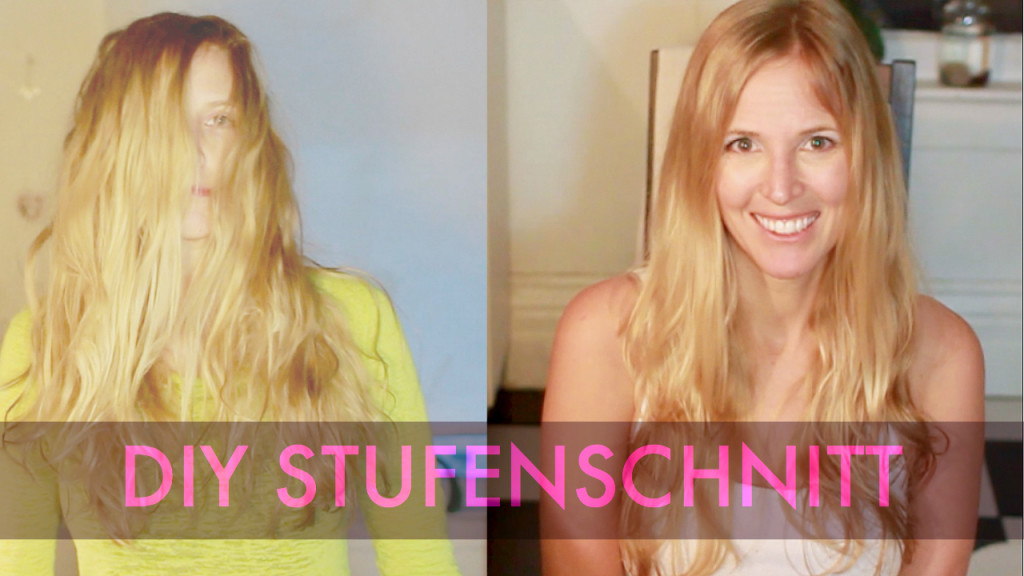 Frau mit langen braunen haaren schneidet ihre haare mit einer schere selber. Stufenhaarschnitt Selber Schneiden 10 Minuten Und Super Easy Rohtopia Rohkost Ganzheitliches Wohlfuhlen