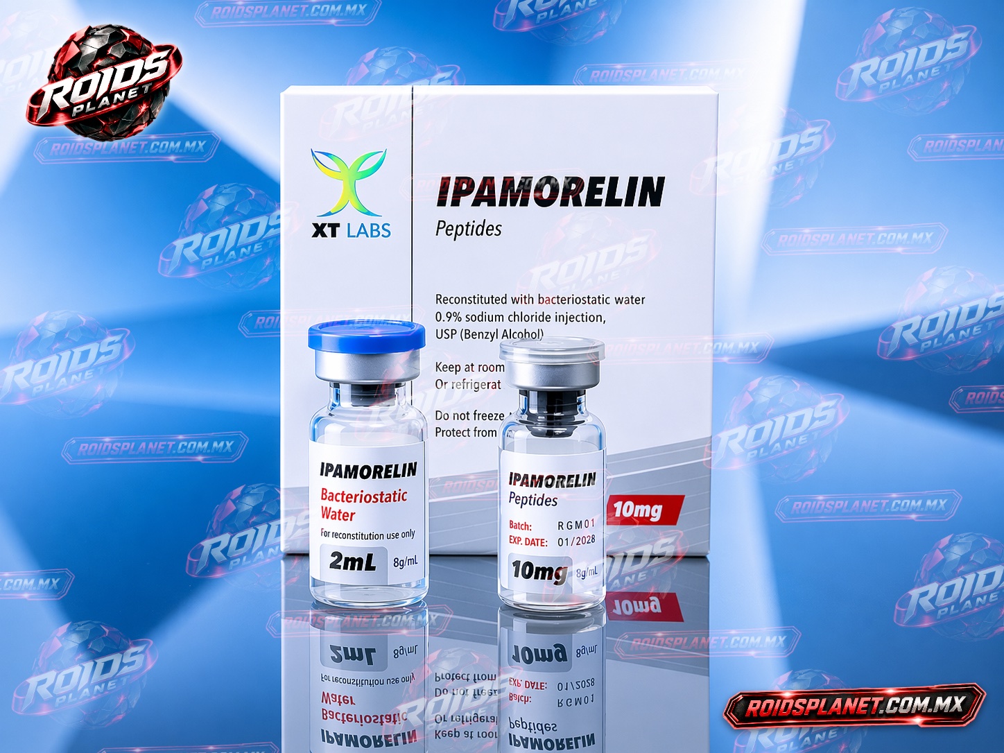 Ipamorelin 10 mg 2 ml - Xt labs