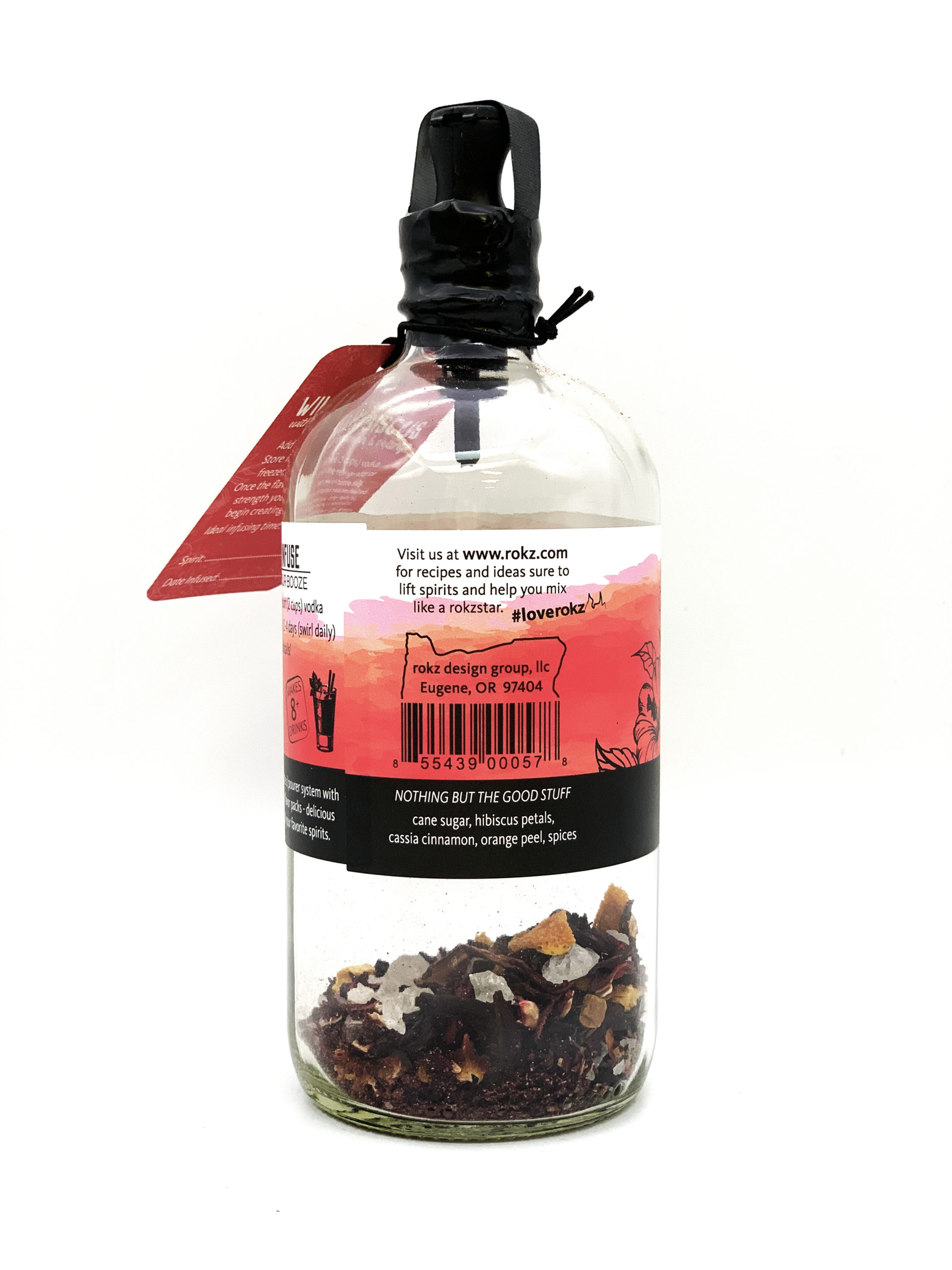 Natural Wild Hibiscus Infusion Bottle | rokz