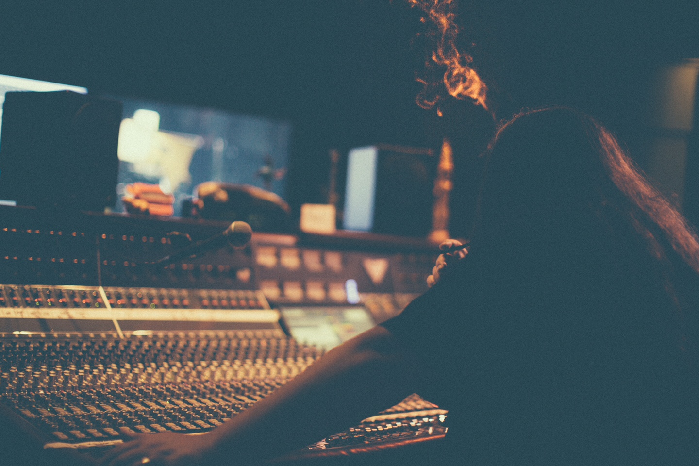Dave Schools at API Vision Console. TRI Studios.