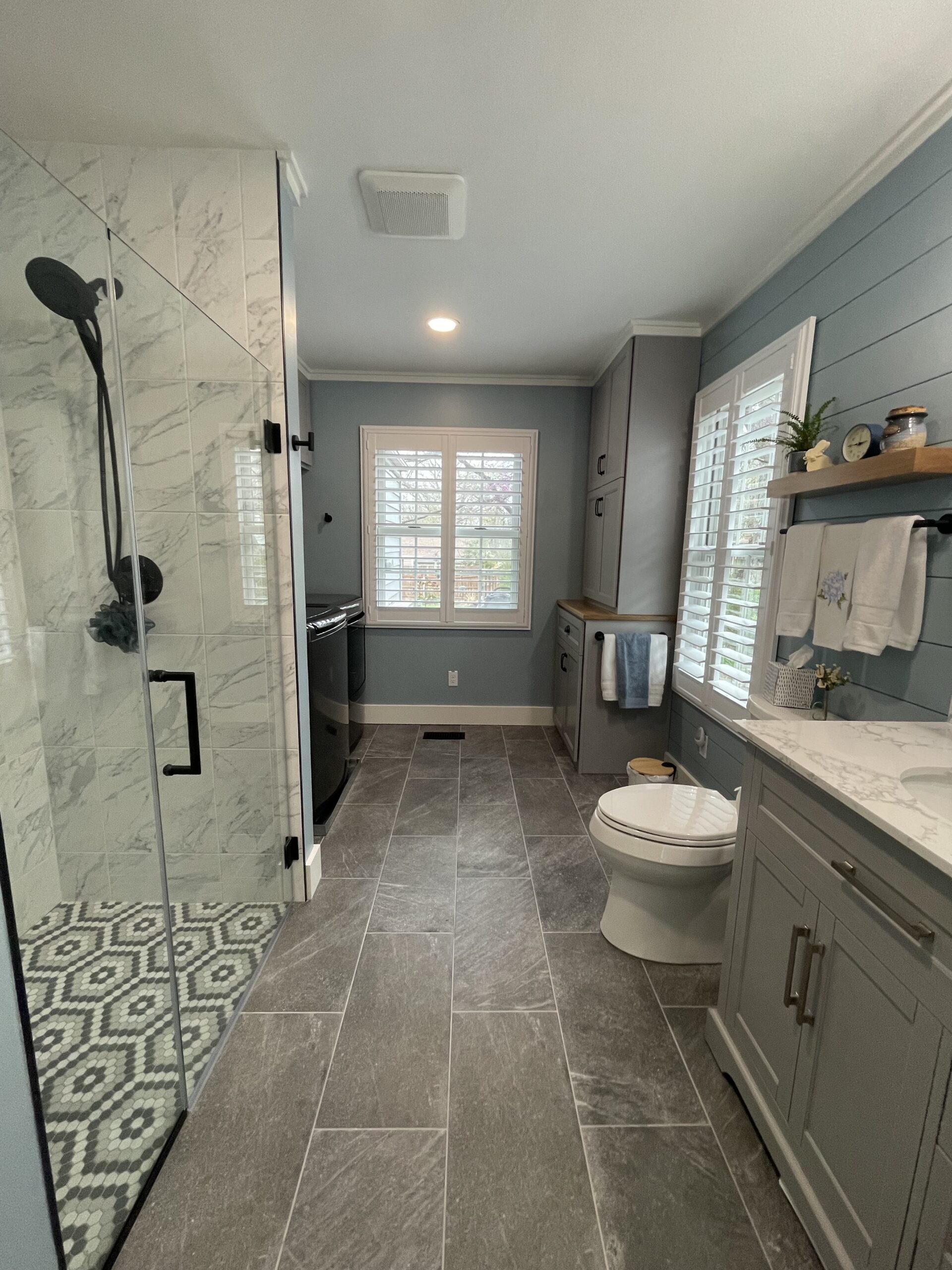 2024 bathroom and laundry room install