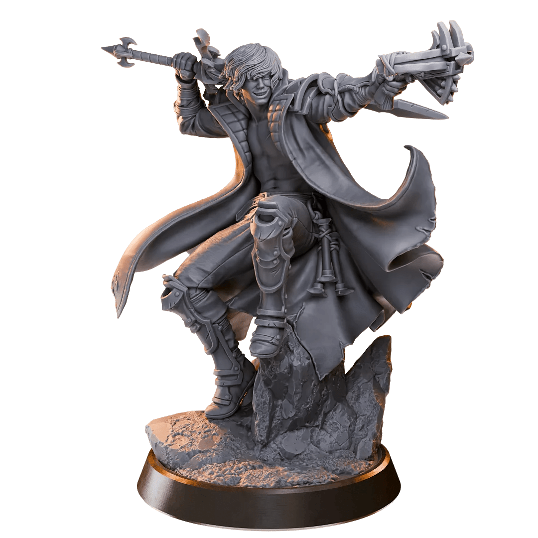 Caspian "The Smirking Shadow" Vane - Male Dhampir Rogue