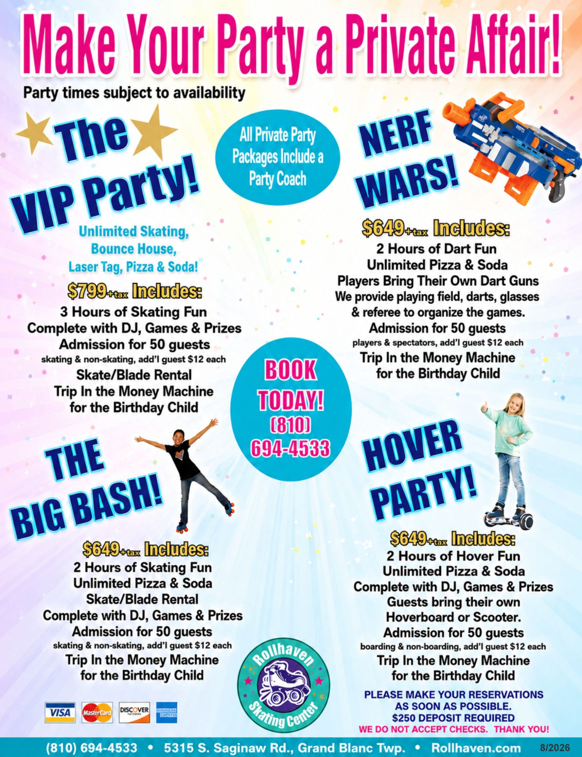 Birthday Parties - Rollhaven Skating Center