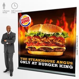 Wider Roll-up Banner (8ft by 7ft)